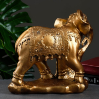 Фигура "Слон со слонёнком" 15х27х27см