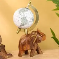Глобус сувенирный, 11&times;8&times;21 см, подставка дерево