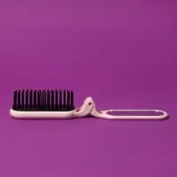 Расчёска массажная, складная, с зеркалом, 3 &times; 10 см, цвет МИКС