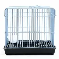 Клетка усиленная для джунгарских хомяков 21 х 16 х19 см, серая