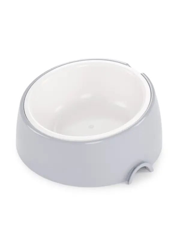 Лего-миска ALTA для животных с наклоном 0,3л СЕРАЯ