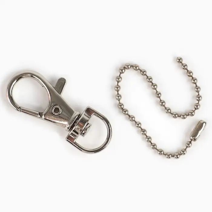 Алмазная мозаика на брелоке "Собачка" серебро