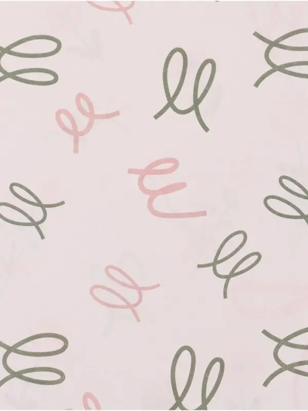 Бумага упаковочная двухсторонняя &laquo;Банты&raquo;,  70 х 100 см