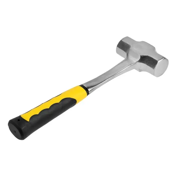 Кувалда ТУНДРА ПРОФИ, цельнокованая, двухкомпонентная рукоятка, 1.5 кг