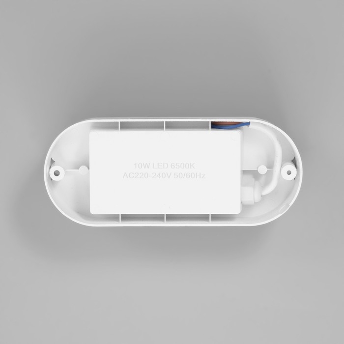Светильник "Овал" LED 10Вт IP65 белый 6,8х6,8х17 см