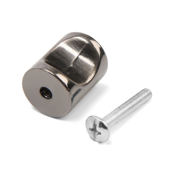 Ручка-кнопка CAPPIO РК102, d=18 мм, пластик, цвет бронза, 8 шт.