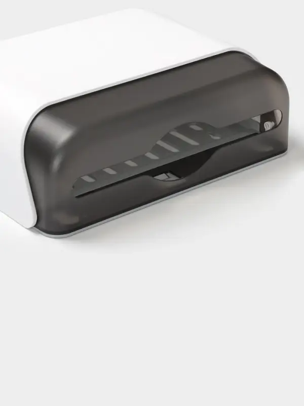 Диспенсер бумажных полотенец в листах, пластик белый