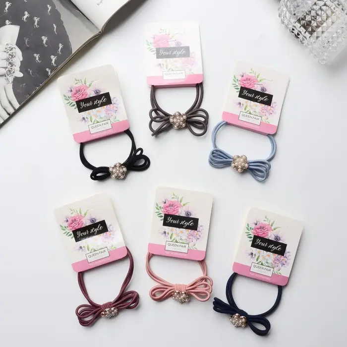 Резинка для волос "Милада" цветок, 5 см, микс