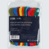 Набор ниток мулине хлопок 8&plusmn;1м (наб 12шт цена за наб) №5 TR