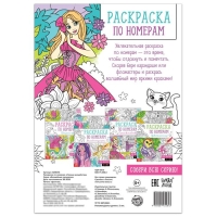 Раскраска по номерам &laquo;Страна волшебства&raquo;, 16 стр., формат А4