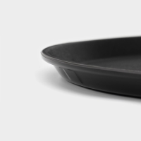 Поднос прорезиненный круглый Hanna Kn&ouml;vell, d=40 см, цвет чёрный