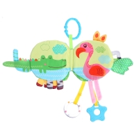 Мягкая книжка - подвеска с прорезывателем &laquo;Слоник&raquo;