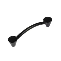 Ручка-скоба мебельная PC174BL, м/о 96 мм, цвет чёрный