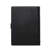 Органайзер на кольцах, C6, с хлястиком, 80л, линия, к/зам, Черный