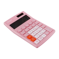 Калькулятор настольный 12-разрядный CT-388, розовый