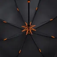 Зонт-трость Hidecolor с цветными спицами, оранжевый