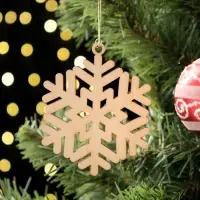 Елочная игрушка &laquo;Снежинка&raquo; 8&times;9 см