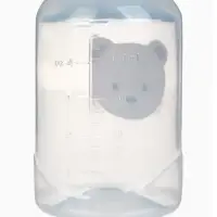 Новогодняя бутылочка для кормления &laquo;Bear&raquo; 150 мл, цилиндр, бежевый Mum&Baby