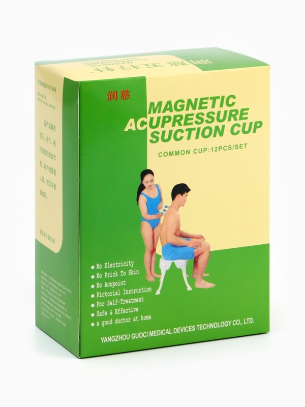 Набор вакуумных массажеров с магнитами 12 шт