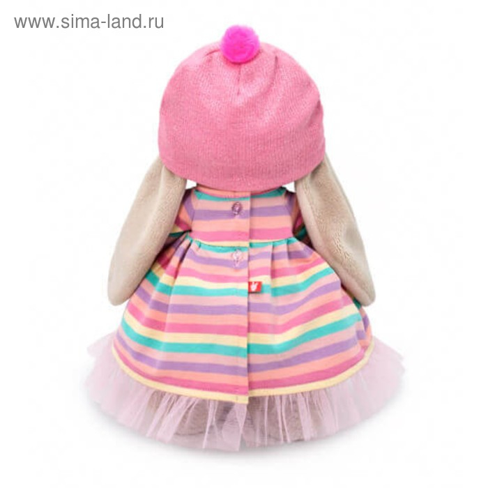Мягкая игрушка &laquo;Зайка Ми&raquo; в полосатом платье с леденцом, 32 см