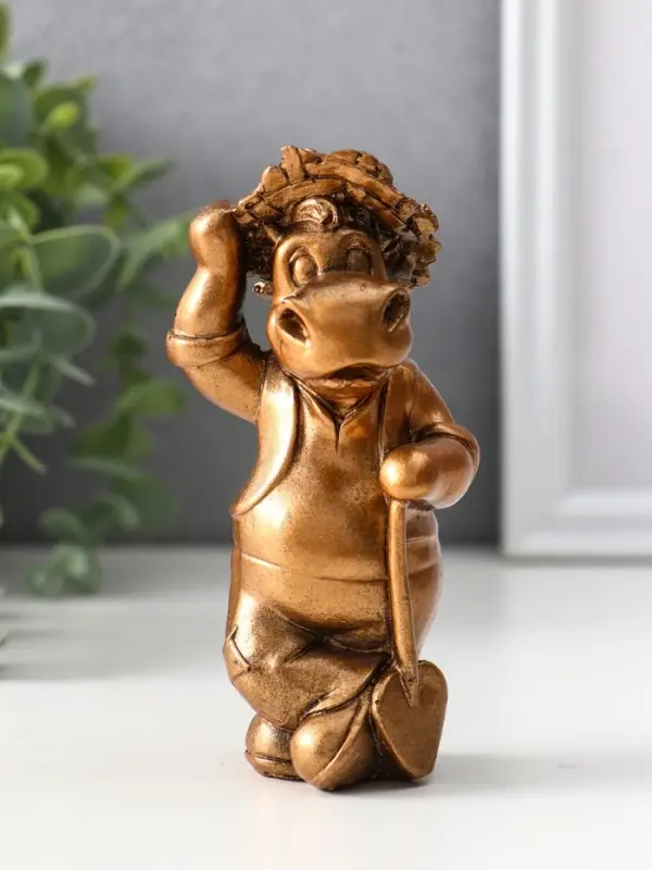 Фигура &laquo;Конь дачник&raquo;, 12&times;6&times;6 см, бронза