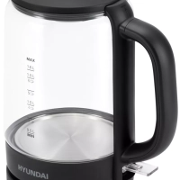 Чайник HYK-G3402 1,7л 2200Вт серый (стекло)