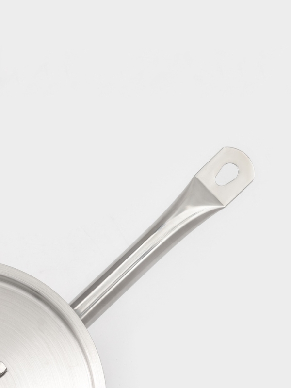 Ковш 4 л, d=20, h=12,5 см, с крышкой, толщина стенки 0,8 мм, индукция, две ручки