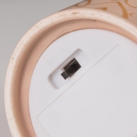 Светильник "Цилиндр" малые сердца LED 2хАА 8,5х8,5х17см