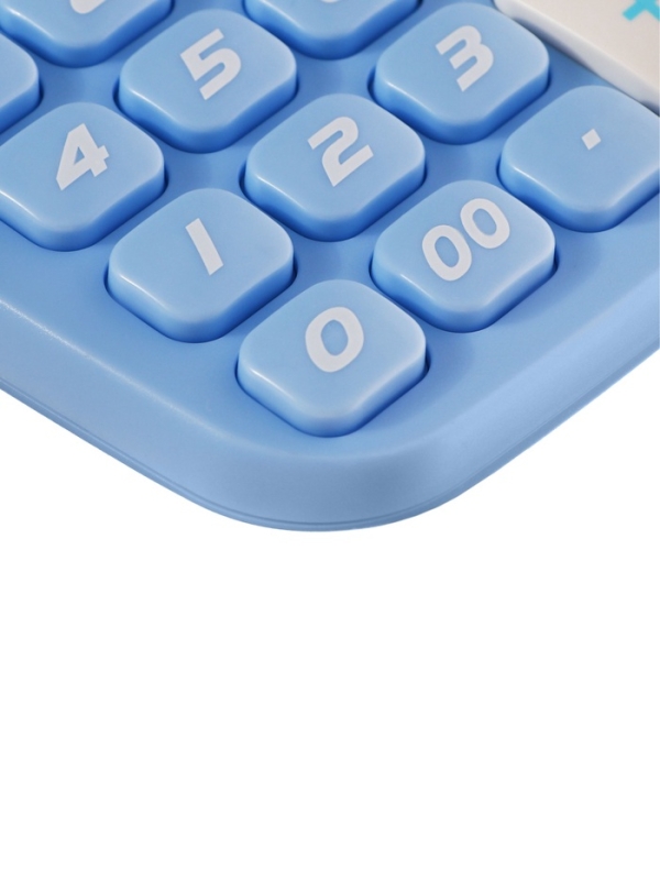 Калькулятор настольный 12-разрядный КК-3825В, голубой