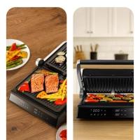 Электрогриль двусторонний КТ-4616 - 2000 Вт