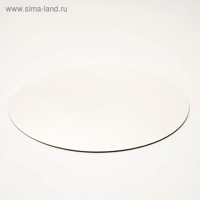 Подложка для торта, 30 см, золото - серебро, 0.8 мм