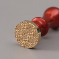 Печать для сургуча с пластиковой ручкой "Цветочная плитка" 6,3х2,5х2,5 см