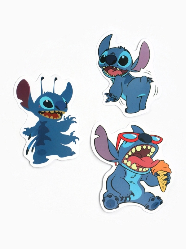 Фигурка-сюрприз &laquo;Космический друг Стич&raquo;, коллекционная, 3 стикера в комплекте