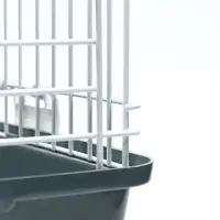 Клетка усиленная для кроликов, 60 х 36 х 40 см, серая