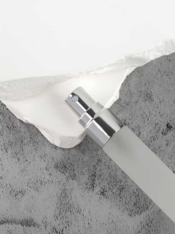 Флакон для парфюма, с распылителем, стеклянный, 10 мл, фасовка - 2 шт, цвет серый