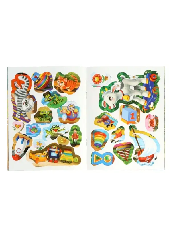 Книга с наклейками &laquo;А. Л. Барто. Я люблю свою лошадку...&raquo;, 16 стр.