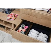 Органайзер для хранения белья Доляна &laquo;Мозаика&raquo;, 8 ячеек, 28&times;14&times;10 см, цвет синий