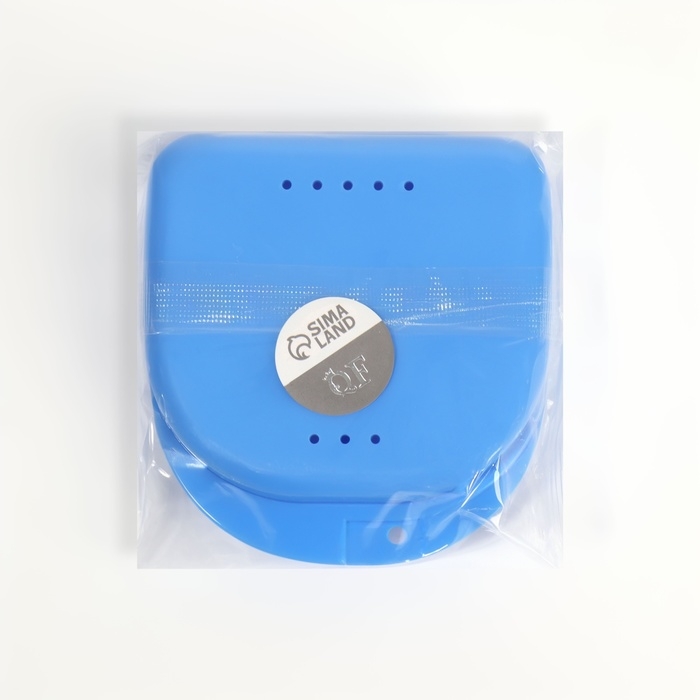 Контейнер для хранения протезов, 8,5 &times; 8 &times; 2,7 см, цвет МИКС