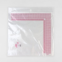 Линейка для кроя и шитья, премиум, 21,5 &times; 21,5 см, толщина 1,5 мм, цвет прозрачный