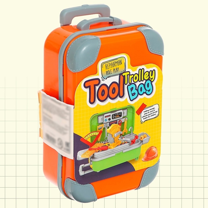 Набор детских инструментов &laquo;Чемодан на колесах&raquo;, цвет МИКС