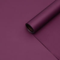 Пленка для цветов тонированная, матовая, пурпур пастель, 0,5 х 10 м &plusmn;1 см, 65 мкм