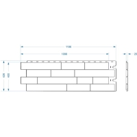 Фасадная панель D&ouml;cke STANDARD АЛТАЙ Кремовый