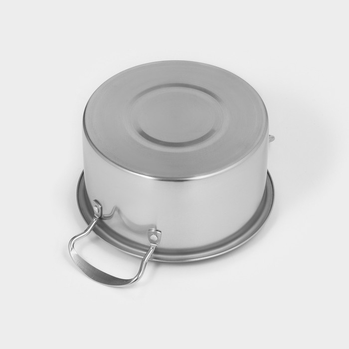 Набор кастрюль из нержавеющей стали &laquo;Классик&raquo;, 3 предмета: 1 л (d=16 см), 1,5 л (d=18 см), 2 л (d=20 см)