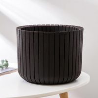 Кашпо &laquo;Шато&raquo;, 8 л, цвет коричневый ротанг