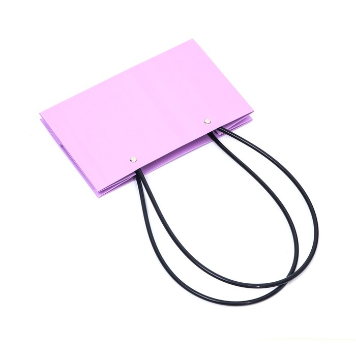 Сумка для цветов &laquo;Лиловая&raquo;, влагостойкая, 22 x 10,5 x 13,5 см