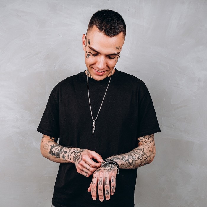 Кулон унисекс &laquo;Пуля&raquo; резной рисунок, цвет чернёное серебро, 60 см