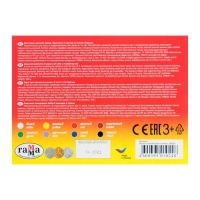 Пластилин 8 цветов 160 г, "Гамма" "Мультики", со стеком