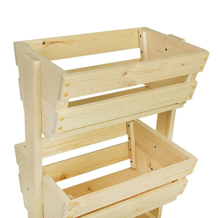 Стеллаж деревянный, 54&times;50&times;100см