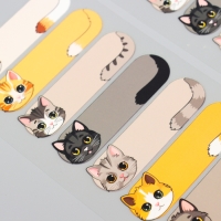 Термобирки для одежды. Набор именных термонаклеек для маркировки детских вещей &laquo;Забавные котики&raquo;, 52 шт