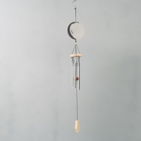 Музыка ветра металл "Солнце" 4 трубки 68 см